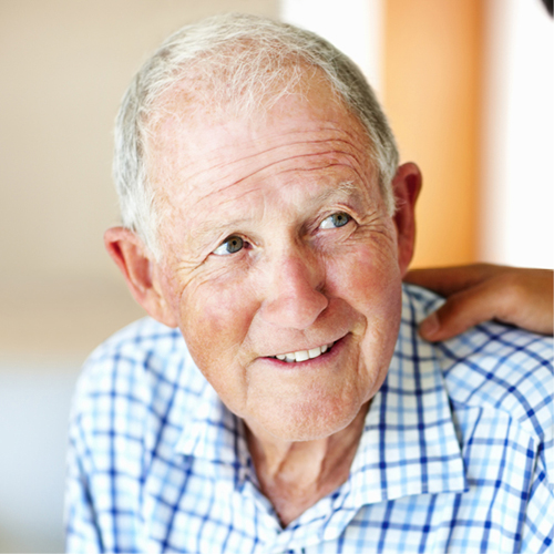 Porträtaufnahme eines Patienten der Augustinum Klinik