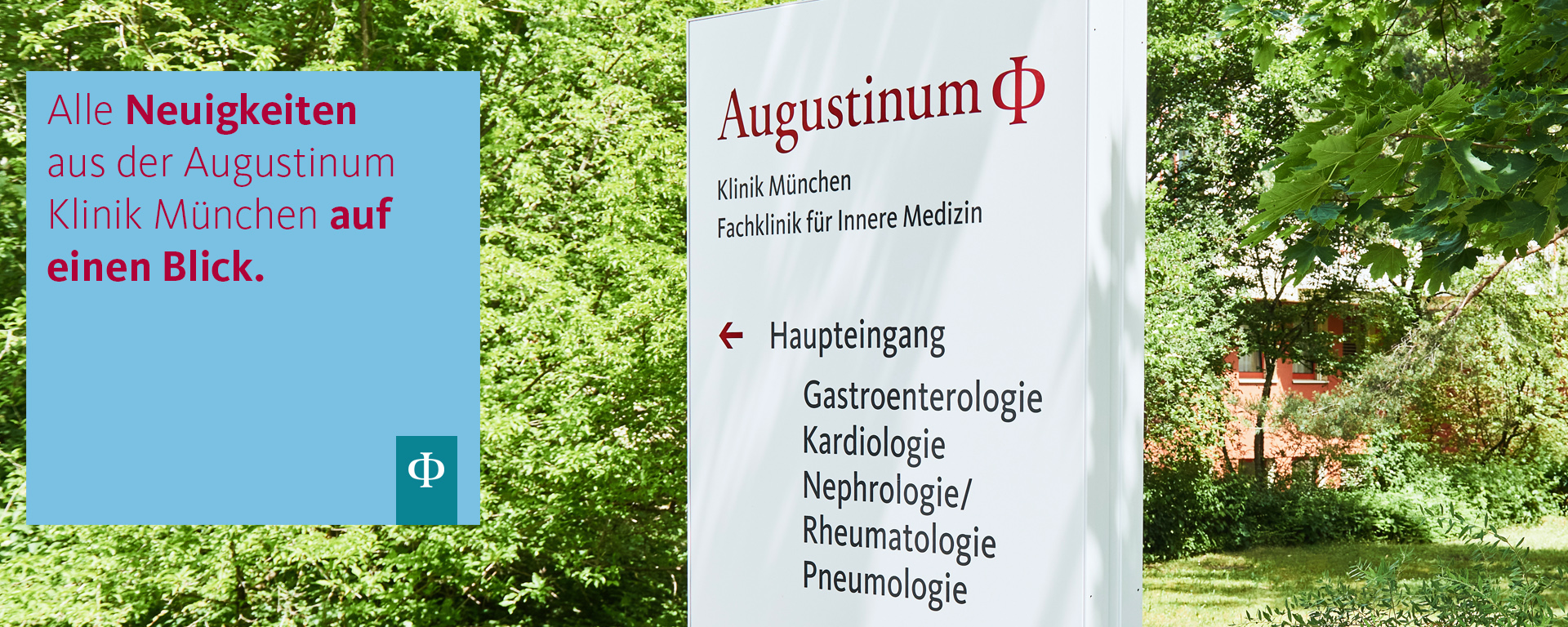 Alle Neuigkeiten aus der Augustinum Klinik München auf einen Blick.