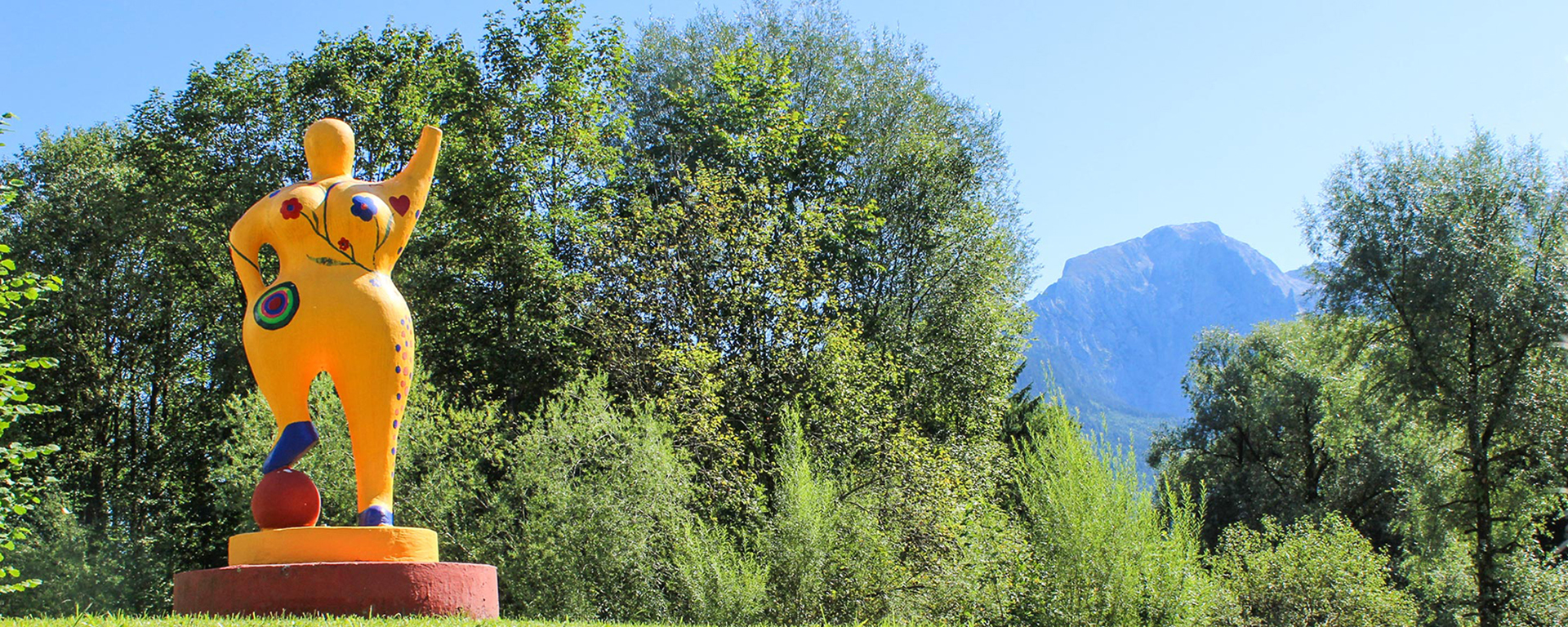 Figur bei den Adipositas Wohngruppen des Augustinum Berchtesgadener Land