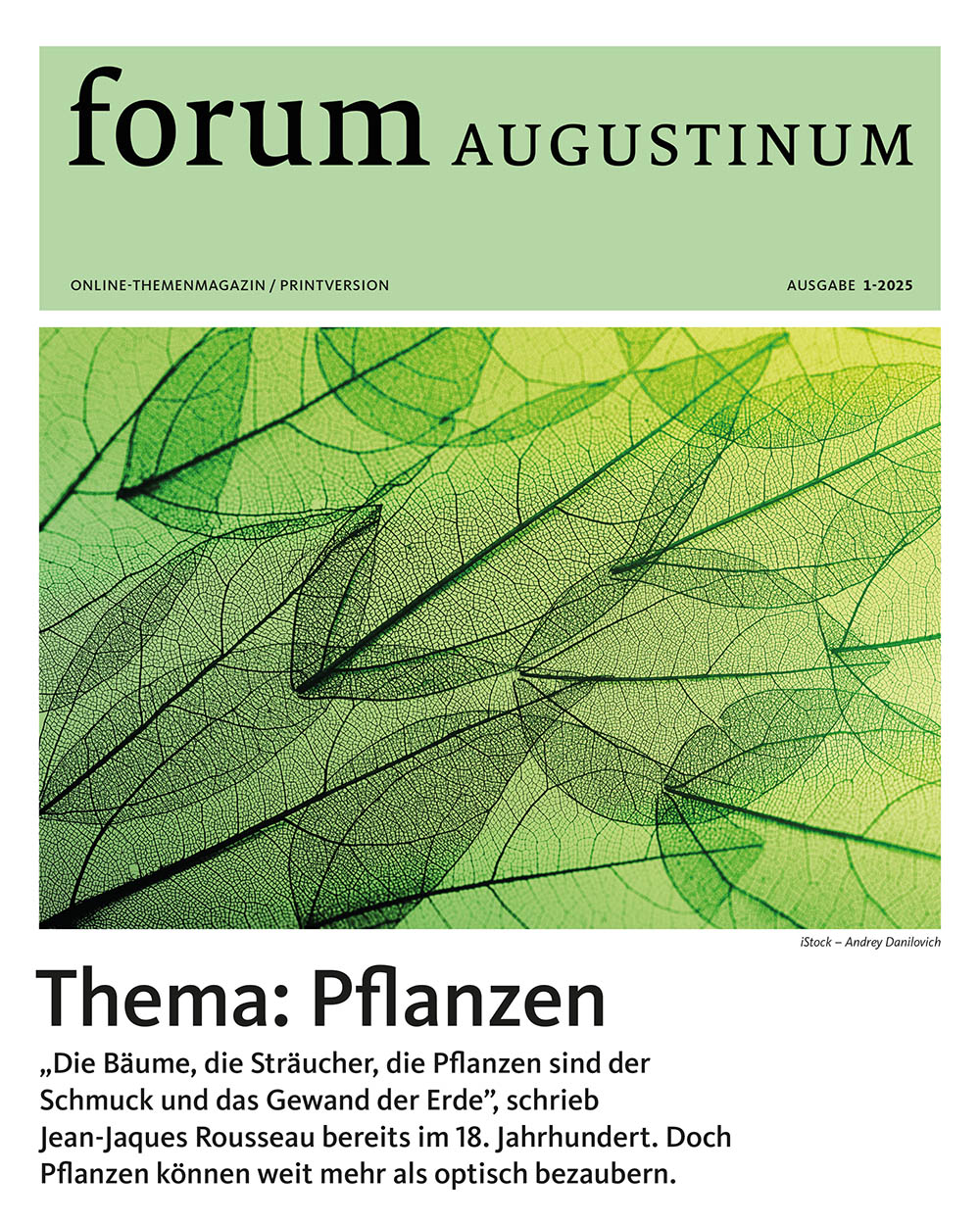 Titelbild des forum-PDF