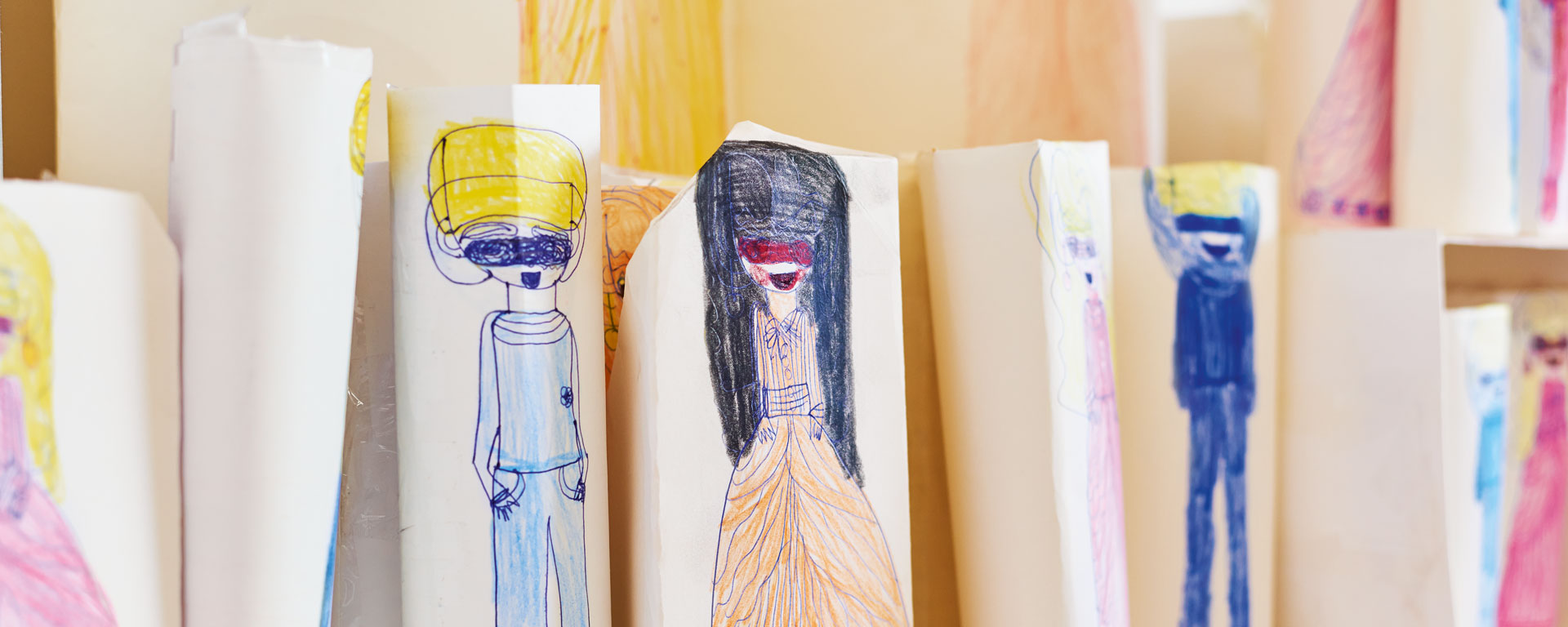 Zeichnungen im Atelier