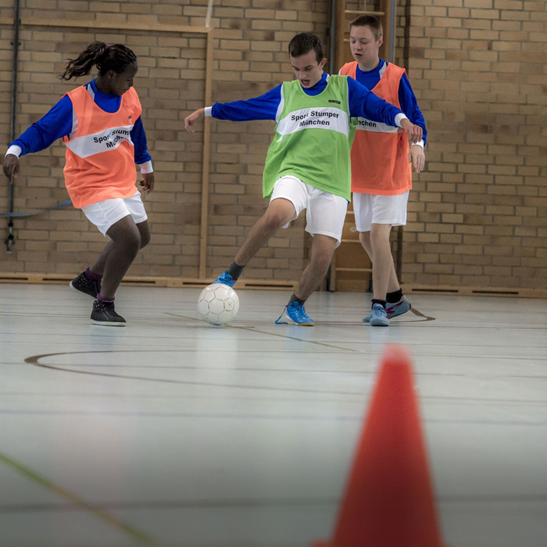 Schüler*innen der Otto-Steiner-Schule beim Otto-Cup