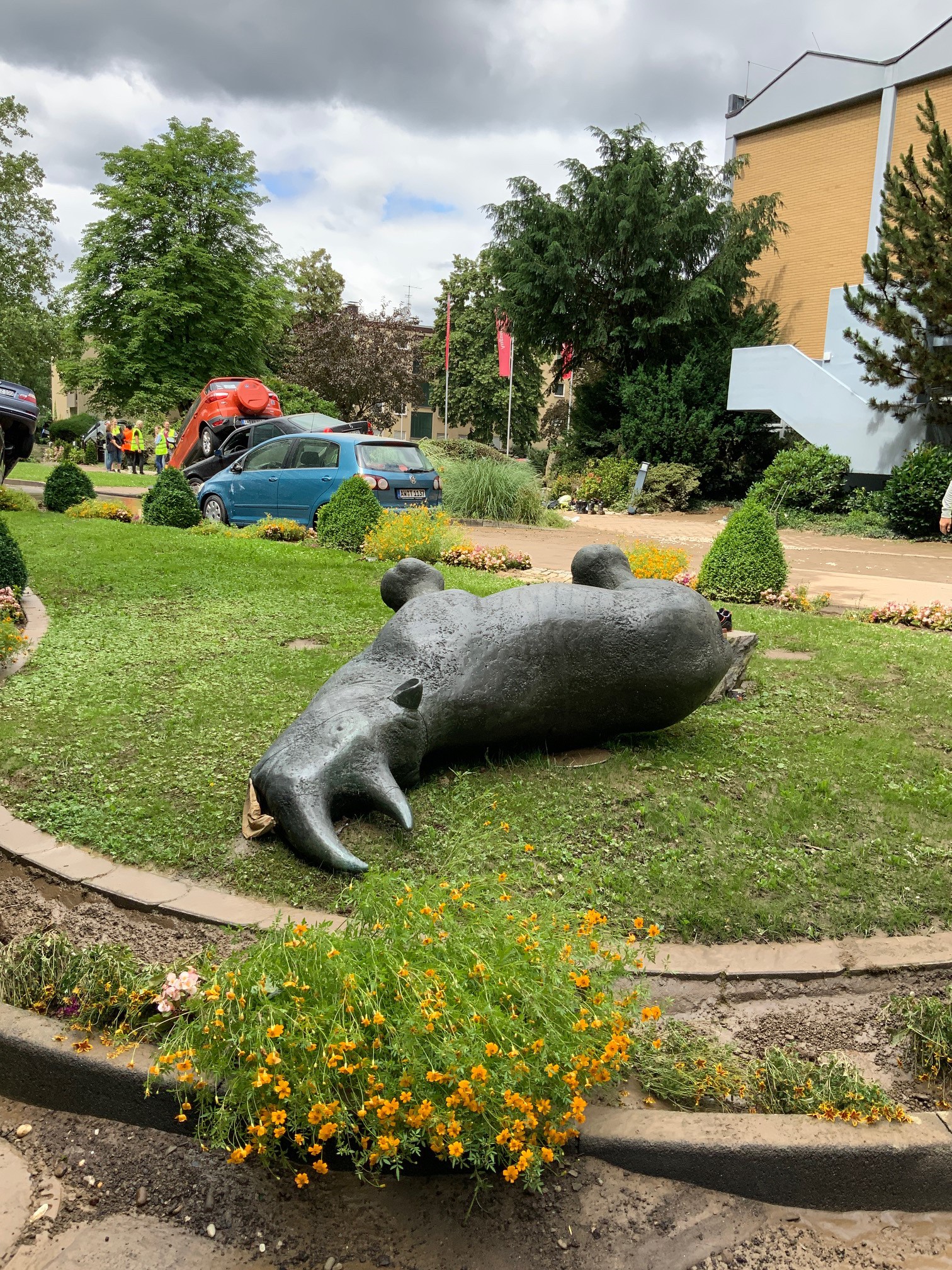 Das umgefallene Nashorn des Augustinum 