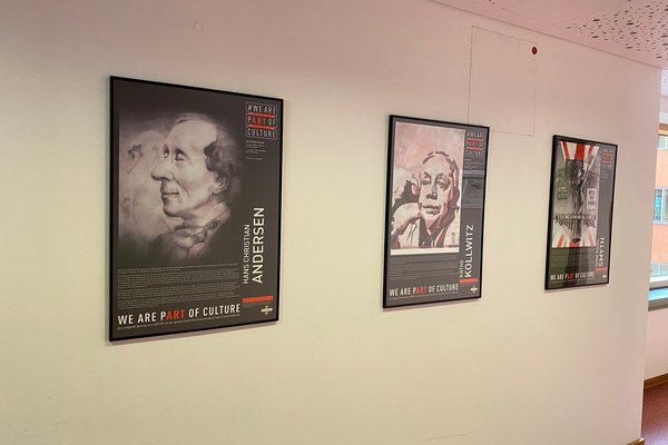 Drei ausgestellte Persönlichkeiten der Ausstellung "We are part of culture"