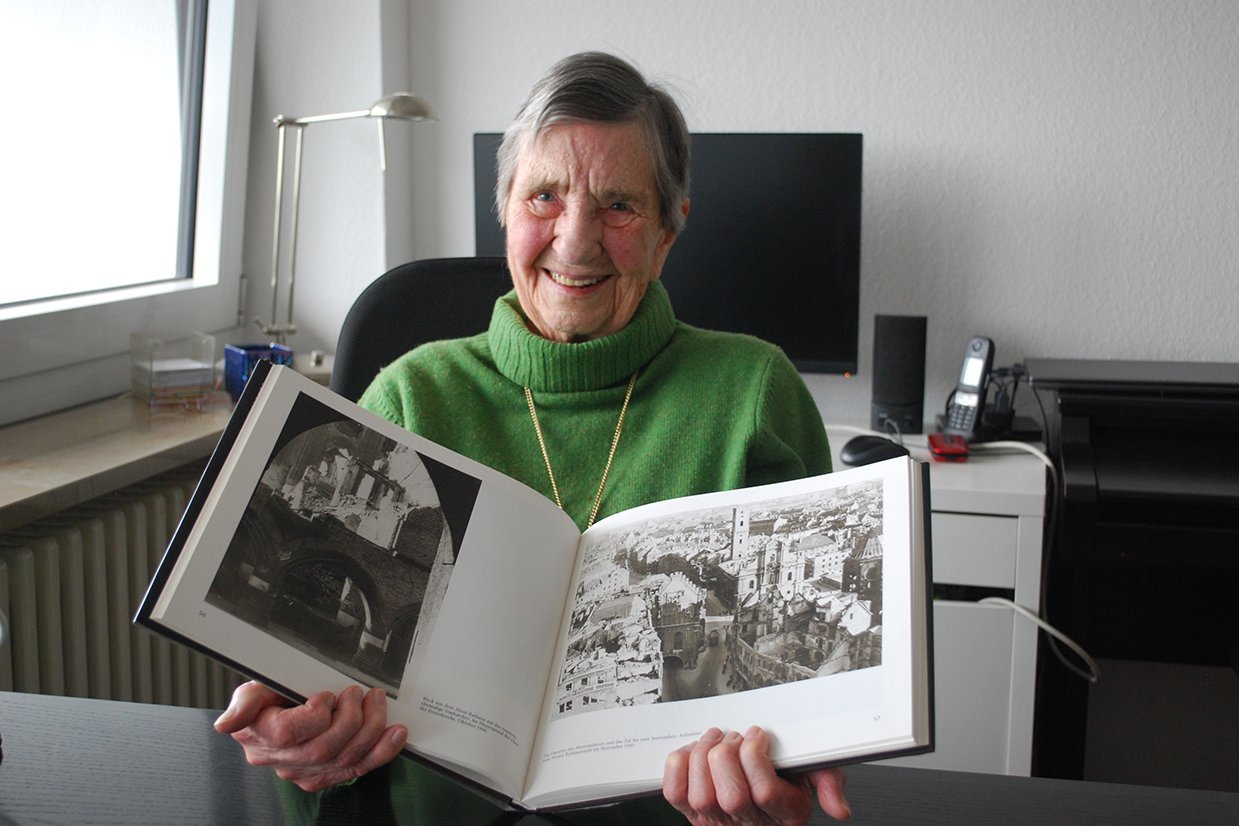 Helga Hofstetter erinnert sich an die Ruinenstadt München.