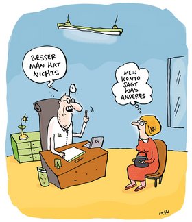 Cartoon von Ari Plikat