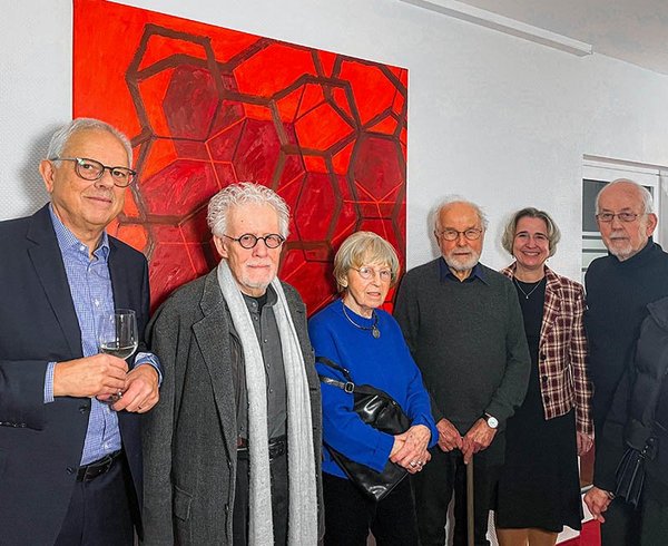 Gemeinschaftsfoto zur Eröffnung der Vernissage