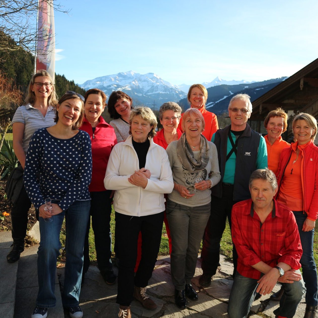 Mitglieder des Betriebssportvereins