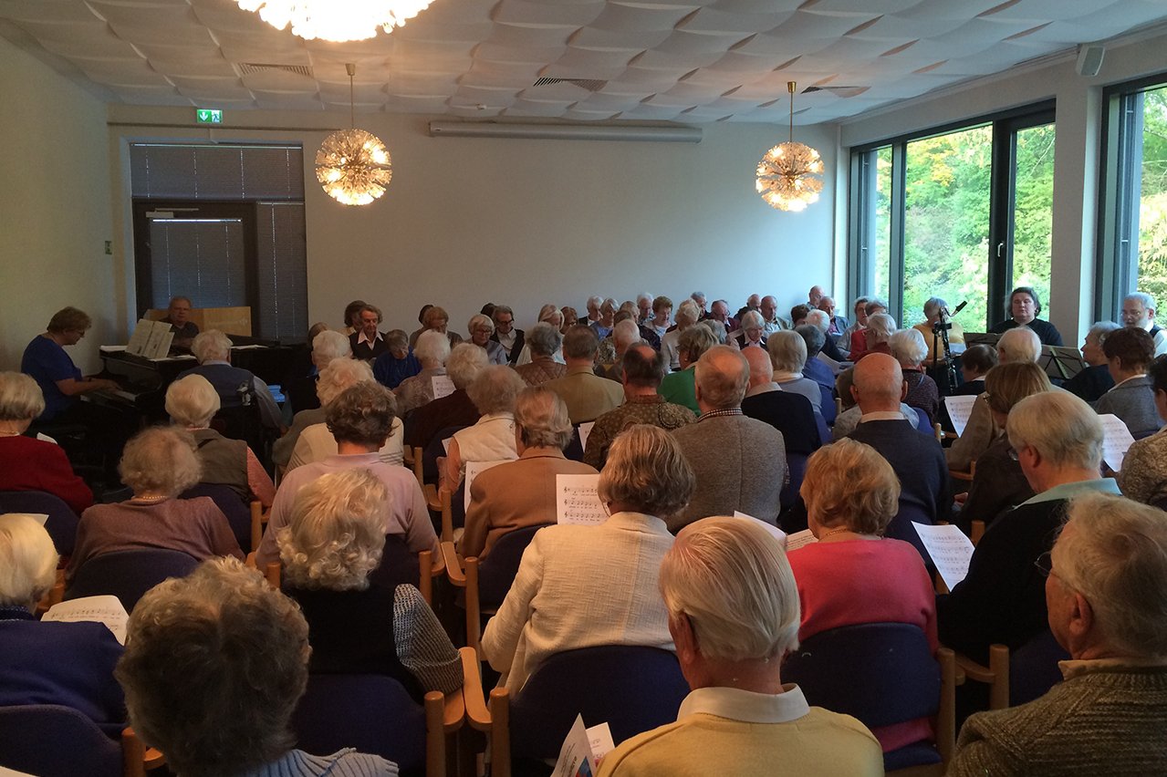 Chorprobe im Augustinum München-Neufriedenheim