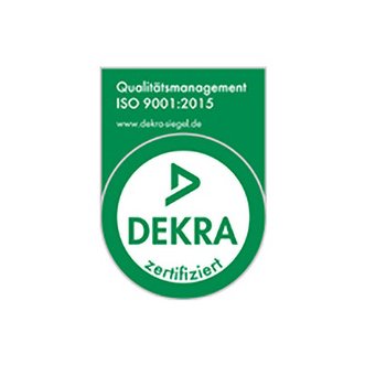 Qualitätsmanagement ISO 9001:2015 - Dekra zertifiziert