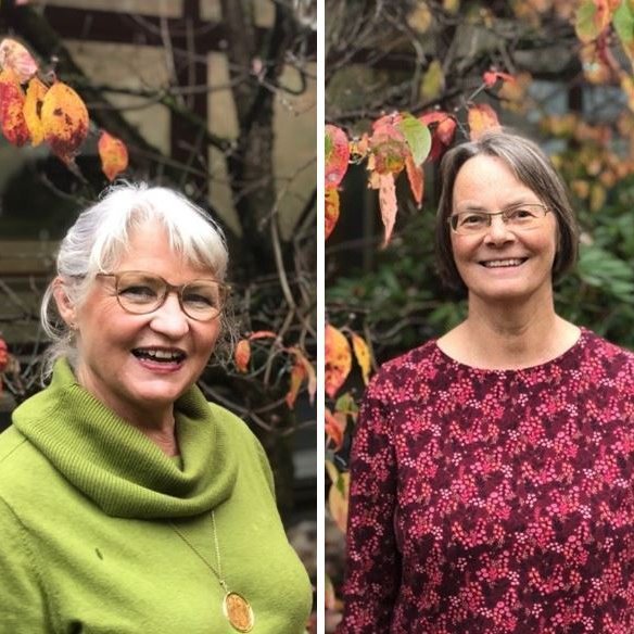 Isabell Overmans und Lieselotte Schwab, evangelische und katholische Seelsorgerinnen
