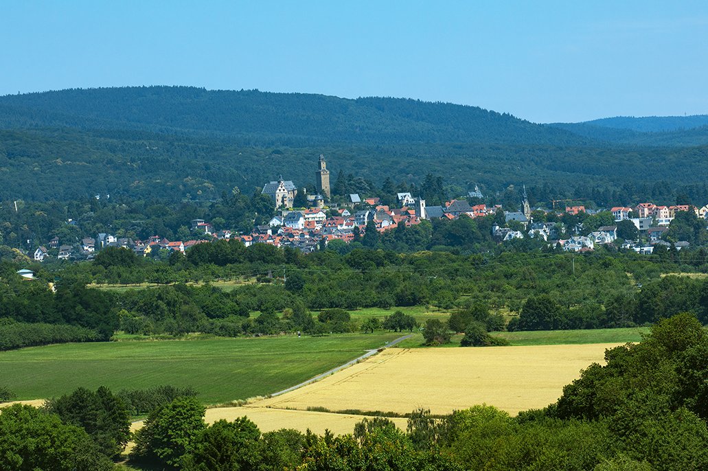Landschaftsaufnahme des Taunus