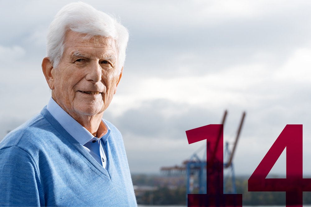 Porträtaufnahme eines Seniors