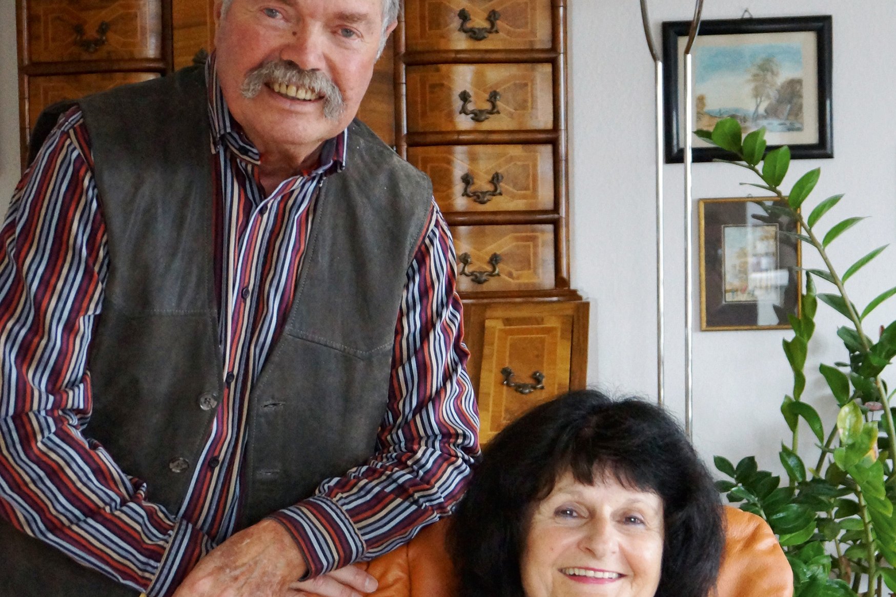 Das Seniorenpaar Doris und Rainer Ulbrich