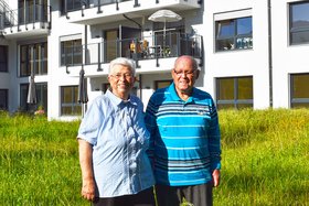 Das Seniorenpaar Roswita und Dietmar Heinze