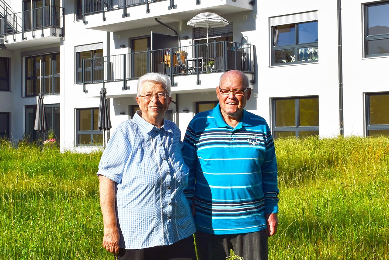 Das Seniorenpaar Roswita und Dietmar Heinze