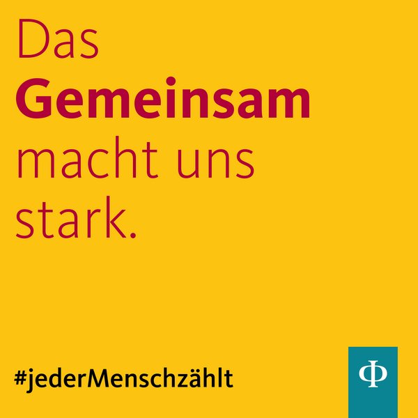Das Gemeinsam macht uns stark.