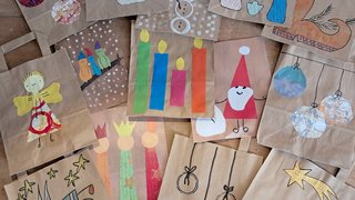 Weihnachtstüten-Werkstatt