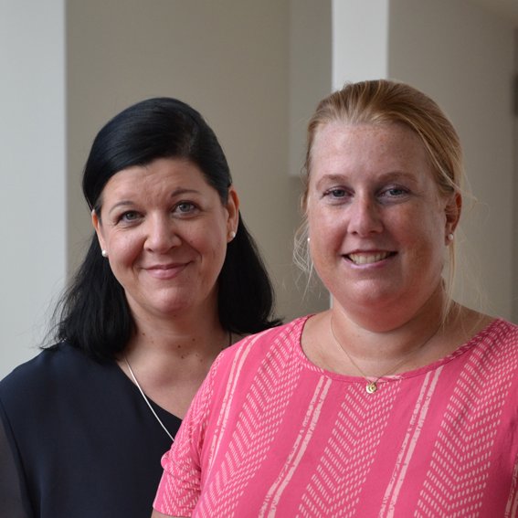 Bianca Feuerberg und Julia Hartmann