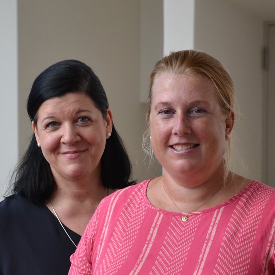 Bianca Feuerberg und Julia Hartmann