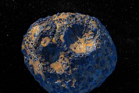 Illustration des Asteroid Psyche
