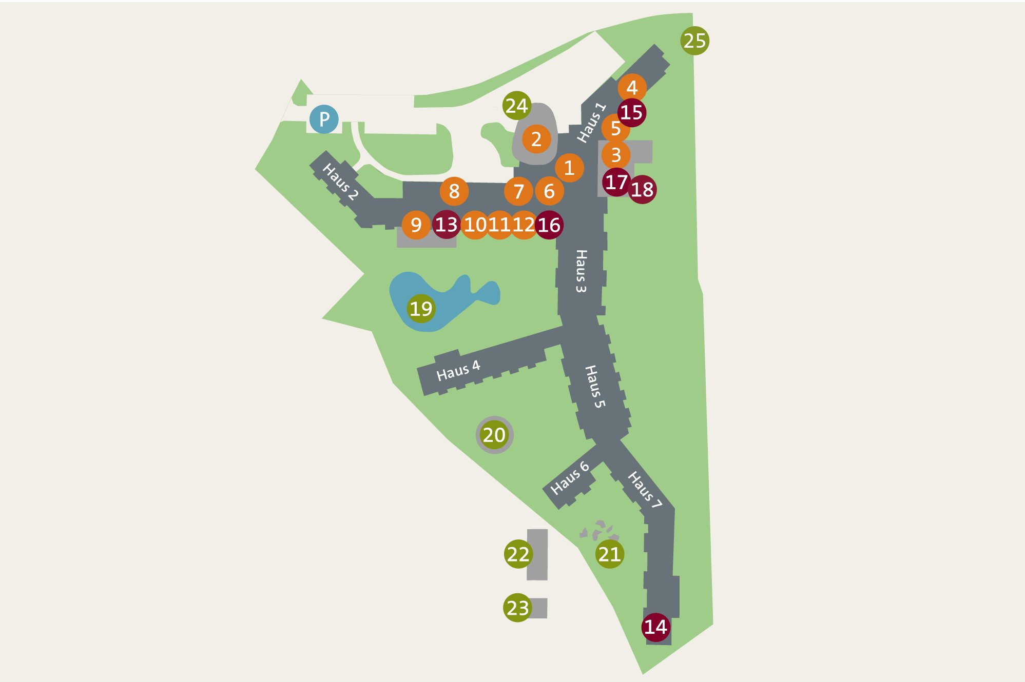 Lageplan Augustinum Kleinmachnow bei Berlin