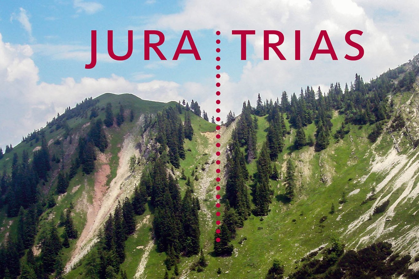 Übergang zwischen den Erdzeitaltern Jura und Trias am Kuhjoch