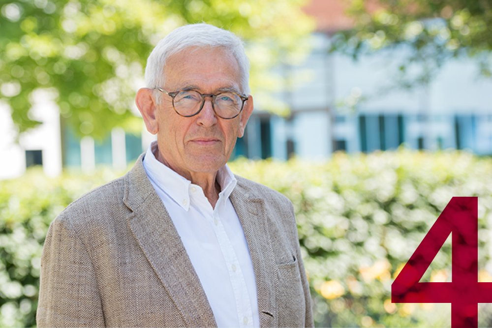 Im Augustinum leben viele interessante Charaktere. Porträtaufnahme eines Seniors