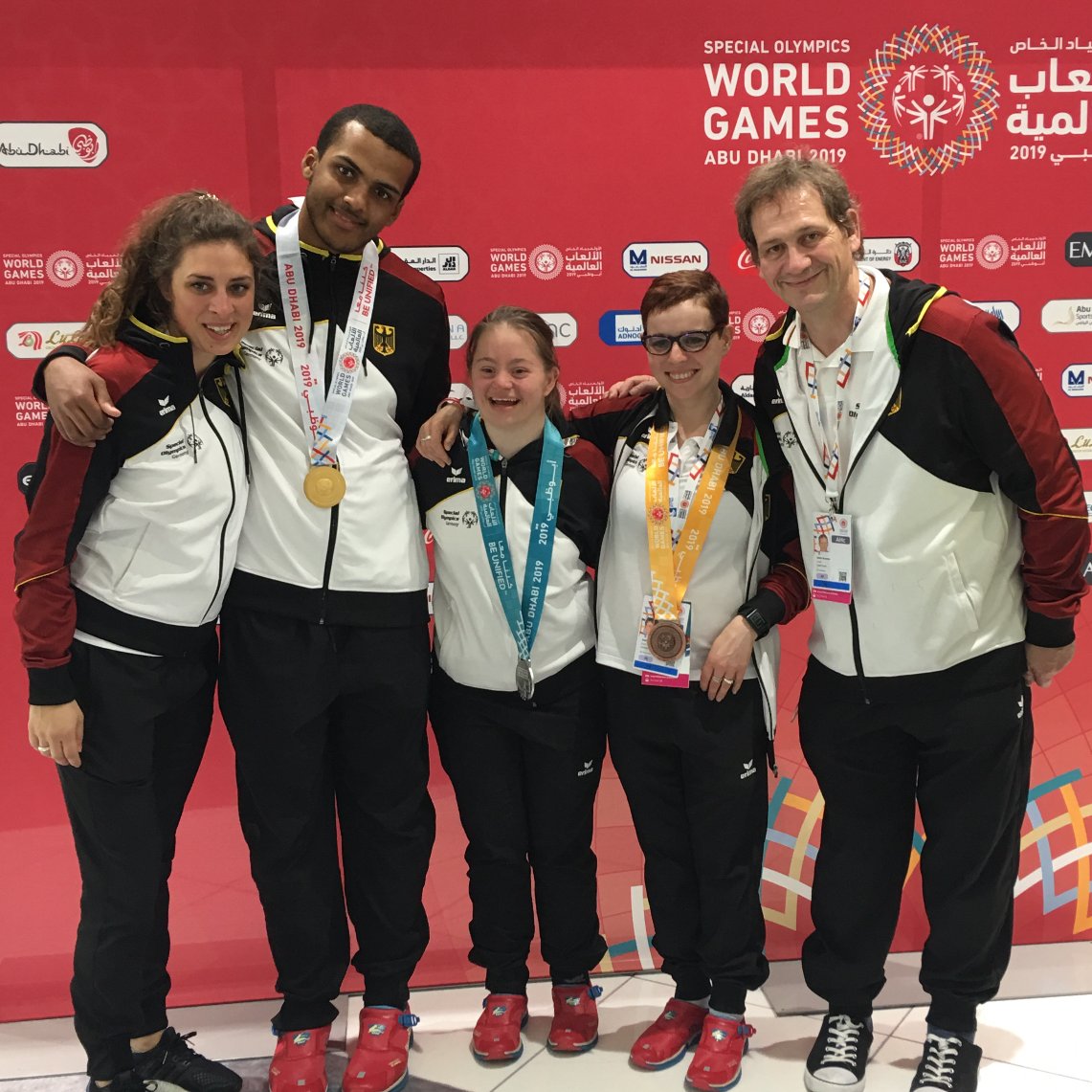 Medaillengewinner der Special Olympics 2019 in Abu Dhabi