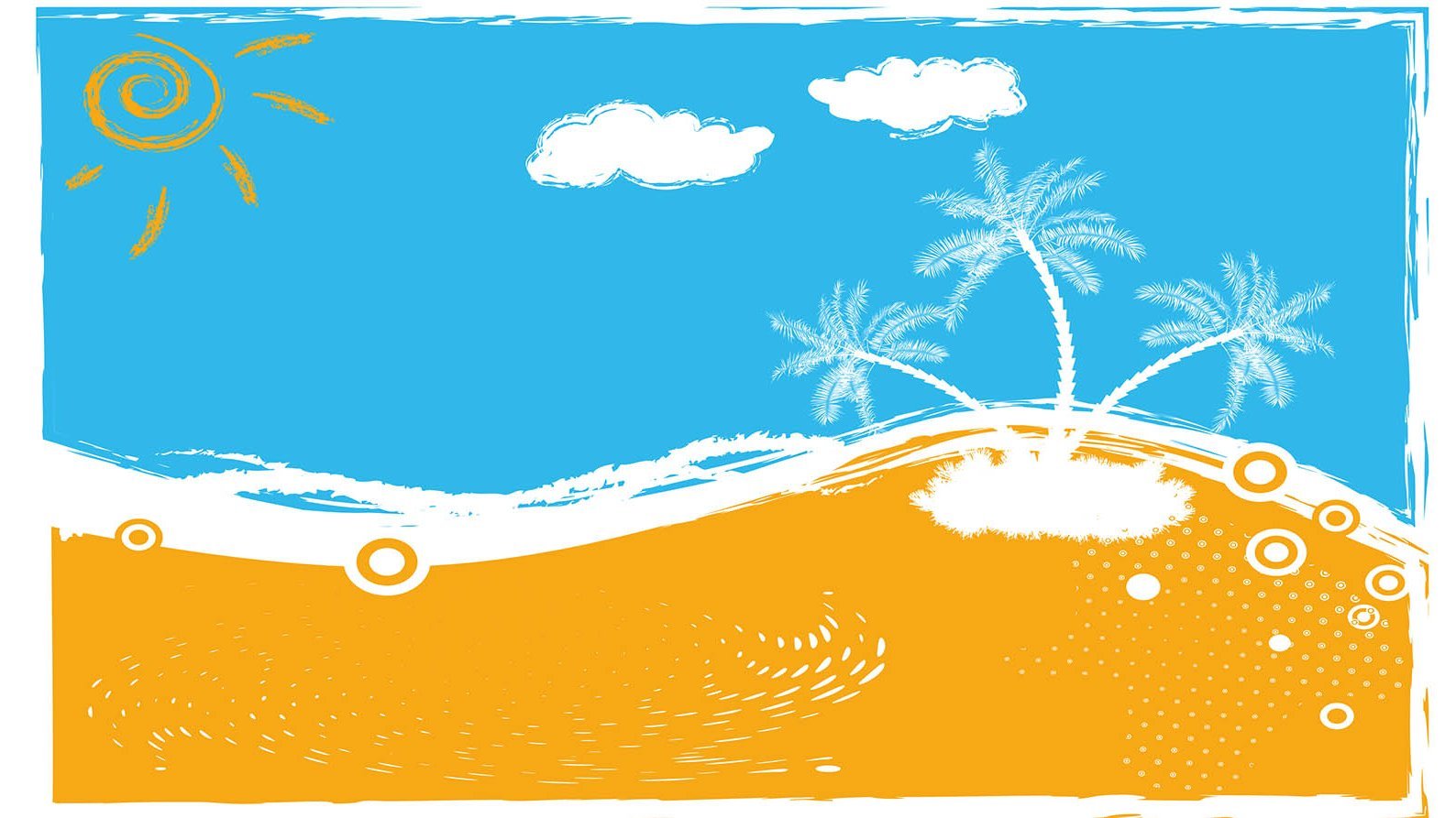 Illustration zum Thema Inseln und Oasen