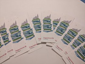 Lesezeichen des Augustinum Dortmund zum Welttag des Buches