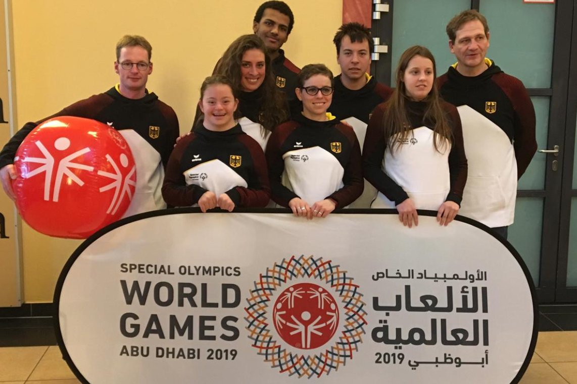 Das Judo-Team des Augustinum bei den Special Olympics in Abu Dhabi