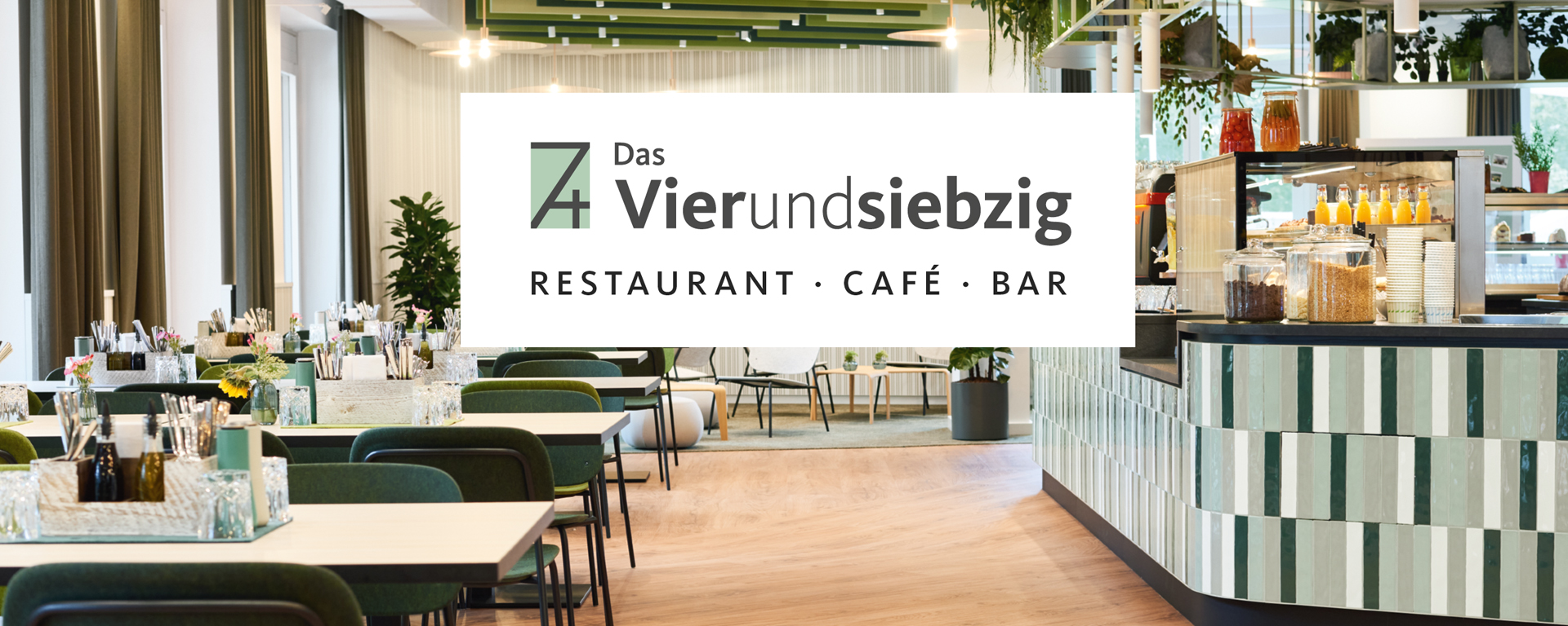Titelbild Das Vierundsiebzig: Restaurant, Café und Bar